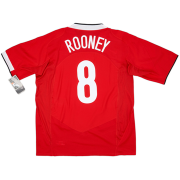 2004-06 Manchester United Home Shirt Rooney #8 (XL)