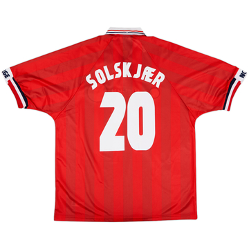1998-00 Norway Home Shirt Solskjaer #20 (XL)
