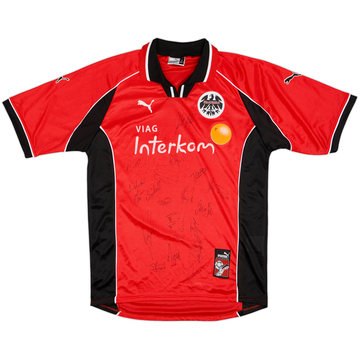 1998-00 Eintracht Frankfurt Signed Home Shirt - 8/10 - (L)