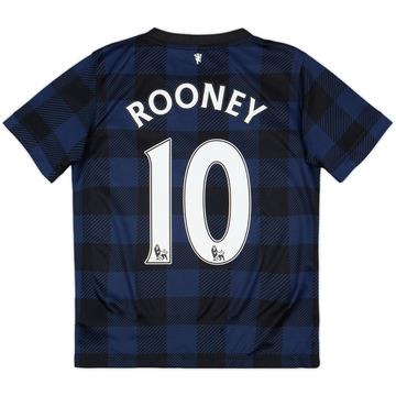 2013-14 Manchester United Away Shirt Rooney #10 - 5/10 - (L.Boys)