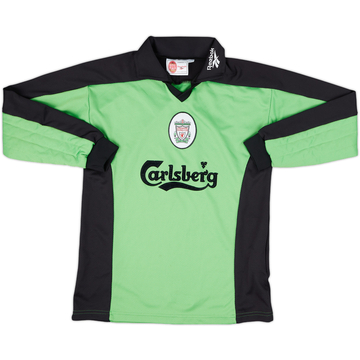 1997-98 Liverpool GK Shirt - 8/10 - (L.Boys)