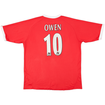 2001-03 Liverpool CL Shirt Owen #10 - 5/10 - (XL)