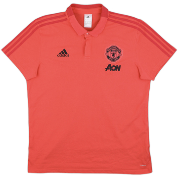 2018-19 Manchester United adidas Polo Shirt - 7/10 - (XL)