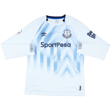 2018-19 Everton Match Issue Third L/S Shirt #8