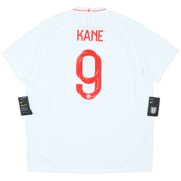 Camiseta de local de England 2018-19 Kane #9 (XXL)
