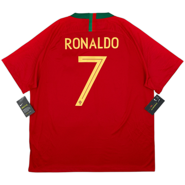 2018-19 Portugal Home Shirt Ronaldo #7 (XXL)