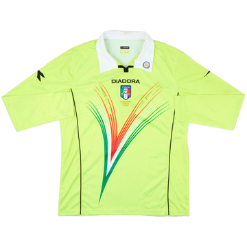 2011-12 Italy Diadora Centenary Referee L/S Shirt - 9/10 - (L)