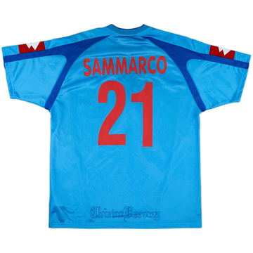 2005-06 Chievo Verona Signed Third Shirt Sammarco #21 - 9/10 - (XL)