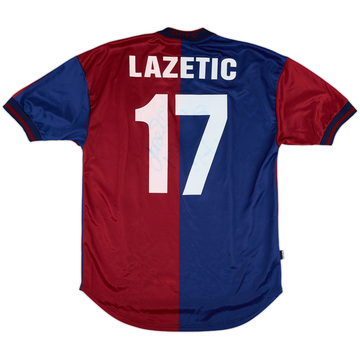 2004-05 Genoa Signed Home Shirt Lazetic #17 - 9/10 - (S)