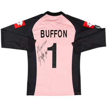 2002-03 Juventus Signed GK Shirt Buffon #1 - 8/10 - (L)