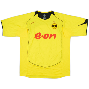 2004-05 Borussia Dortmund Signed Home Shirt #19 - 5/10 - (XL)