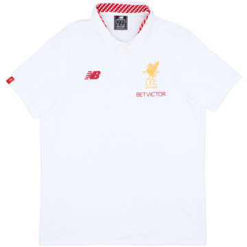2017-18 Liverpool New Balance Polo Shirt - 9/10 - (XL)