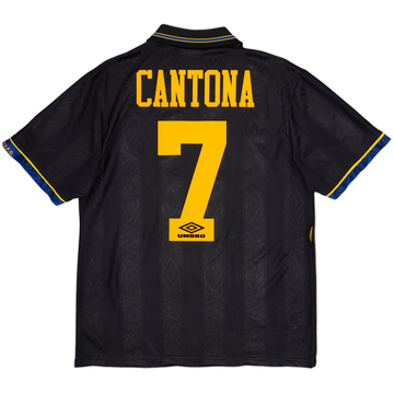 1993-95 Manchester United Away Shirt Cantona #7 - 8/10 - (M)