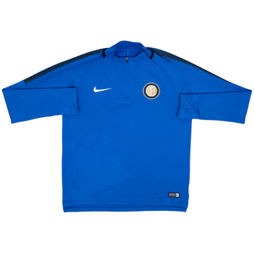 2017-18 Inter Milan Nike 1/4 Zip Drill Top - 8/10 - (M)