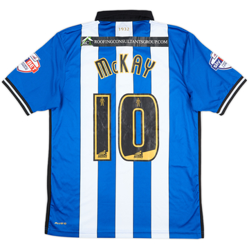 2014-15 Wigan Match Issue Home Shirt McKay #10