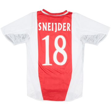 2004-05 Ajax Player Issue Home Shirt Sneijder #18 - 8/10 - (S)