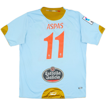 2010-11 Celta Vigo Home Shirt Aspas #11 - 6/10 - (XL)