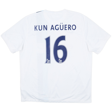 2013-14 Manchester City Third Shirt Kun Aguero #16 - 8/10 - (XL)