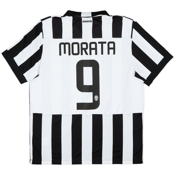 2014-15 Juventus Home Shirt Morata #9 - 8/10 - (XL)