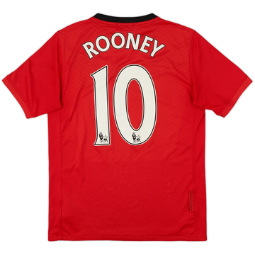 2009-10 Manchester United Home Shirt Rooney #10 - 6/10 - (L.Boys)