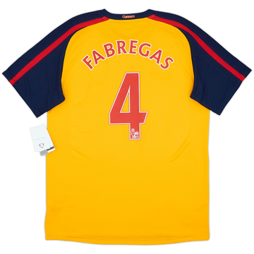 2008-09 Arsenal Away Shirt Fabregas #4 (M)