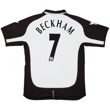 2001-02 Manchester United Centenary Away/Third Shirt Beckham #7 - 5/10 - (L)