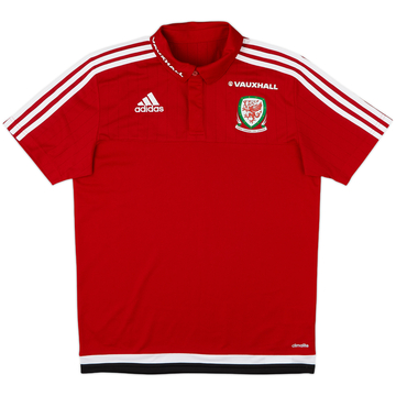 2015-16 Wales adidas Polo Shirt - 8/10 - (S)
