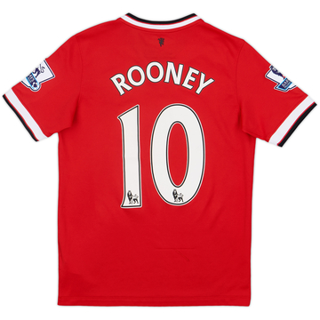 2014-15 Manchester United Home Shirt Rooney #10 - 5/10 - (L.Boys)