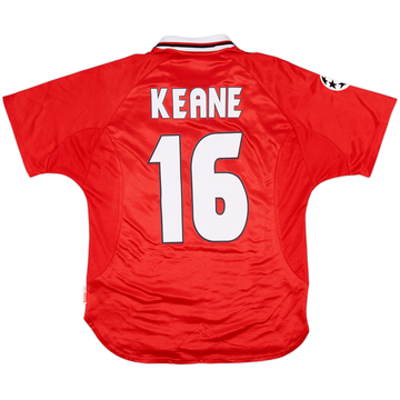 1999-00 Manchester United 'CL Winners' Shirt Keane #16 - 8/10 - (M)