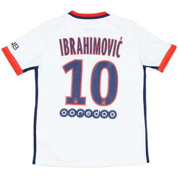 2015-16 Paris Saint-Germain Away Shirt Ibrahimovic #10 - 6/10 - (XL.Boys)