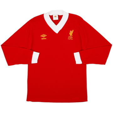 1979-82 Liverpool Home L/S Shirt - 9/10 - (M)