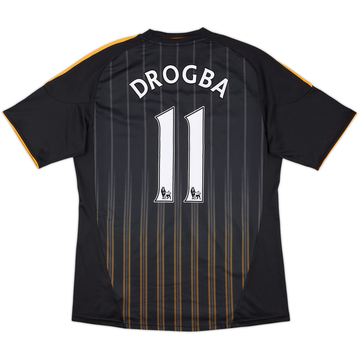 2010-11 Chelsea Away Shirt Drogba #11 - 7/10 - (L)