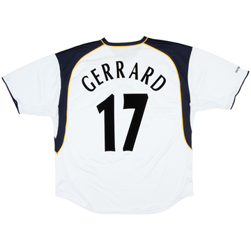 2001-03 Liverpool Away Shirt Gerrard #17 - 7/10 - (L)