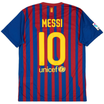 2011-12 Barcelona Home Shirt Messi #10 - 8/10 - (M)