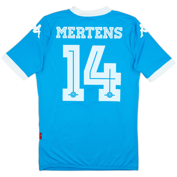 2015-16 Napoli Authentic Home Shirt Mertens #14 - 9/10 - (S)