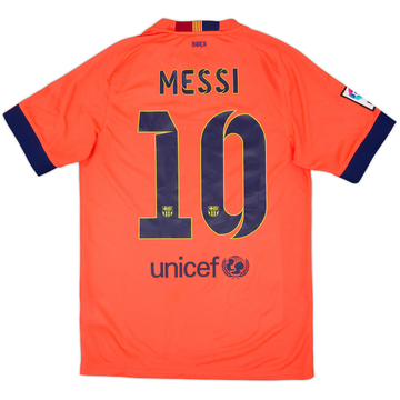 2014-15 Barcelona Away Shirt Messi #10 - 8/10 - (S)