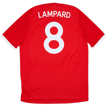 2010-11 England Away Shirt Lampard #8 - 10/10 - (L)