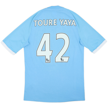 2010-11 Manchester City Home Shirt Toure Yaya #42 - 6/10 - (S)
