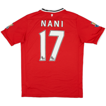 2011-12 Manchester United Home Shirt Nani #17 - 5/10 - (XL.Boys)