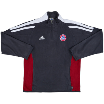 2001-02 Bayern Munich adidas 1/4 Zip Fleece Top - 8/10 - (L)
