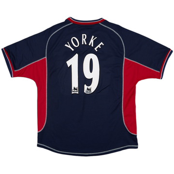 2000-01 Manchester United Third Shirt Yorke #19 - 8/10 - (L)