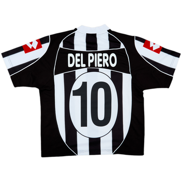 2002-03 Juventus Home Shirt Del Piero #10 - 8/10 - (L)