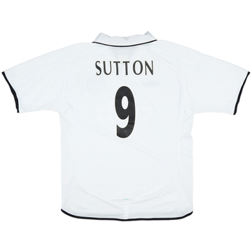 2001-02 Celtic Away Shirt Sutton #9 - 8/10 - (L)