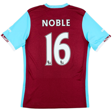 2016-17 West Ham Home Shirt Noble #16 - 7/10 - (S)