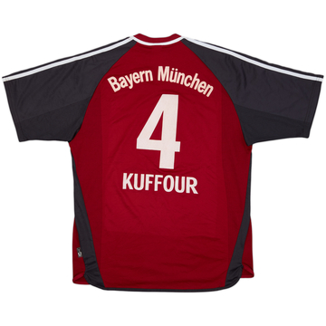 2001-02 Bayern Munich Home Shirt Kuffour #4 - 8/10 - (L)