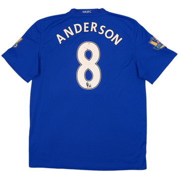 2008-09 Manchester United Third Shirt Anderson #8 - 6/10 - (L)