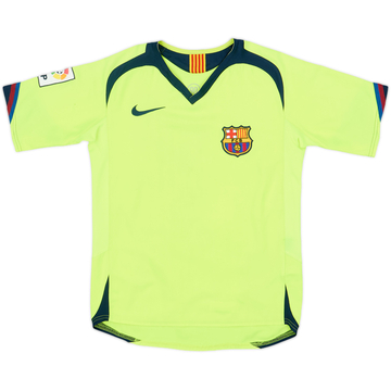 2005-06 Barcelona Away Shirt - 8/10 - (S.Boys)