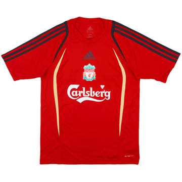 2009-10 Liverpool adidas Training Shirt - 8/10 - (S)