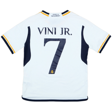 2023-24 Real Madrid Home Shirt Vini Jr. #7 - 7/10 - (L.Boys)