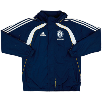 2010-11 Chelsea adidas Hooded Rain Jacket - 6/10 - (M/L)